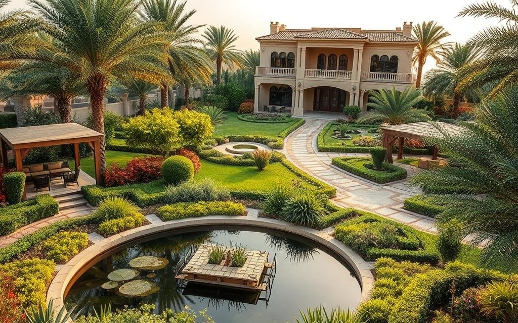تصميم حدائق فلل بالرياض