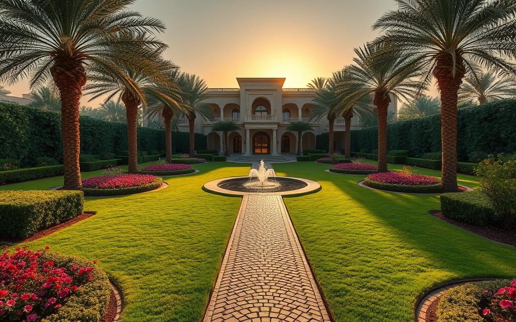 تصميم حدائق الفلل