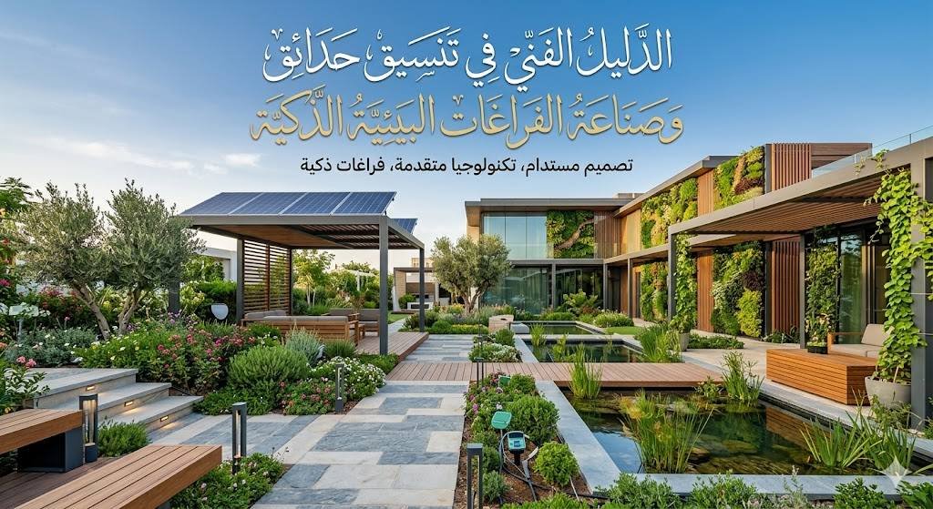 الدليل الفني في تنسيق حدائق وصناعة الفراغات البيئية الذكية